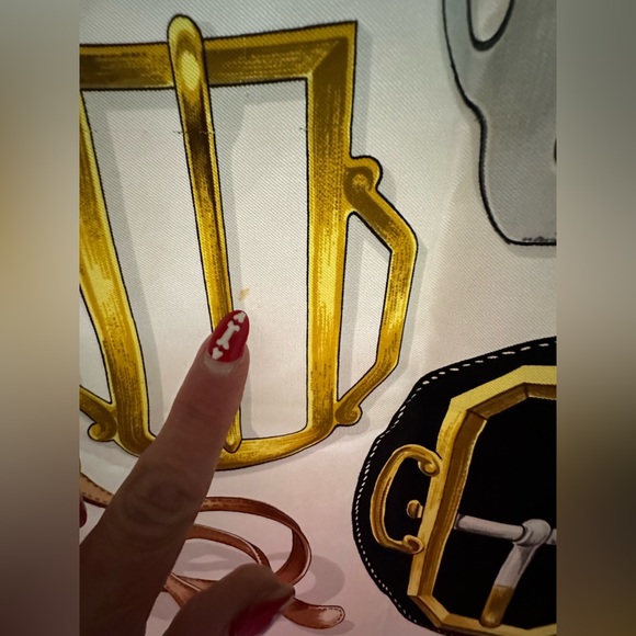 Hermes Bovclerie d’Attelage Silk Vintage Scarf - Picture 4 of 8